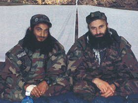 Басаев и Абу Валид. Фото с сайта Министерство обороны РФ (С)