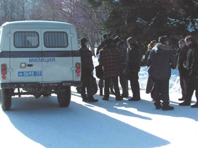 Задержание активиста НБП в Ульяновске. Фото: Каспаров.Ru