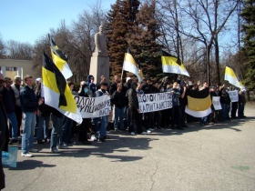 Пикет Союза русского народа, Пенза. Фото: Виктор Шамаев, Каспаров.Ru