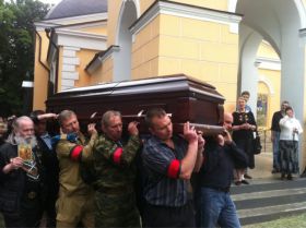 Похороны Юрия Буданова. Фото из твиттера Олега Кашина
