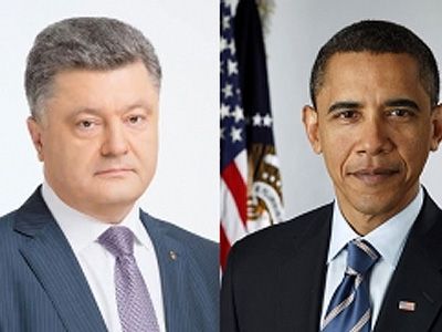 Порошенко и Обама. Фото: president.gov.ua