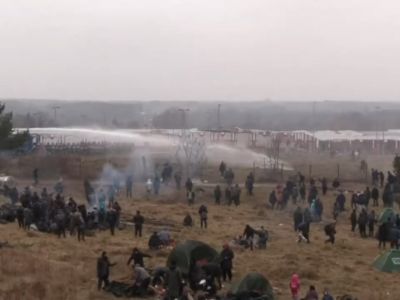 Ситуация на белорусско-польской границе. Фото: ГПК, Ruptly