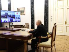 Онлайн-беседа Путина. Фото: kremlin.ru