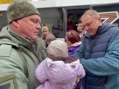 Вывез детей из Херсонского Дома Ребенка (21 октября 2022 года). Фото: кадр из видео Игоря Кастюкевича / VK