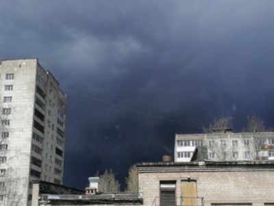 Черный дым в городе. Фото: 59.Ru Черный дым в городе. Фото: 59.Ru